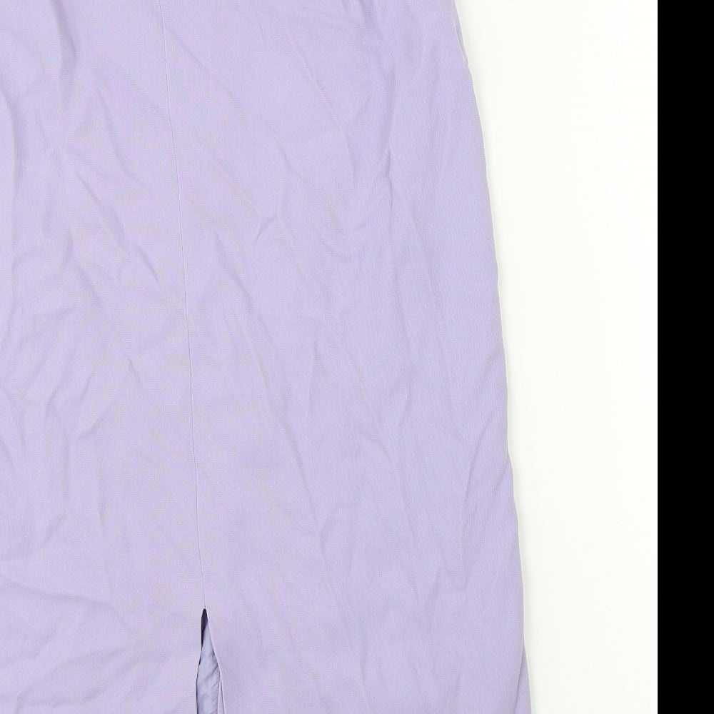 Viyella Womens Purple   Straight & Pencil Skirt Size 16