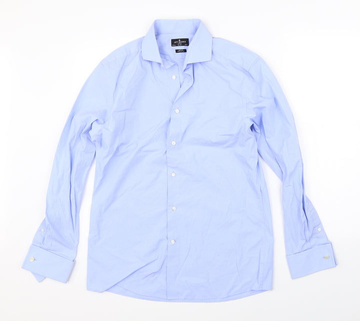 Debenhams Mens Blue Dress Shirt Size 15.5