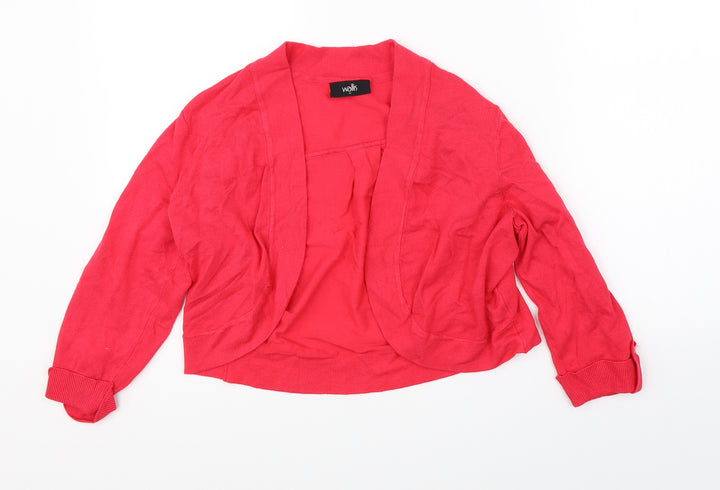 Wallis Womens Pink Cardigan Jumper Size M