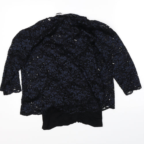 Marks & Spencer Womens Blue Floral  Basic Blouse Size 12