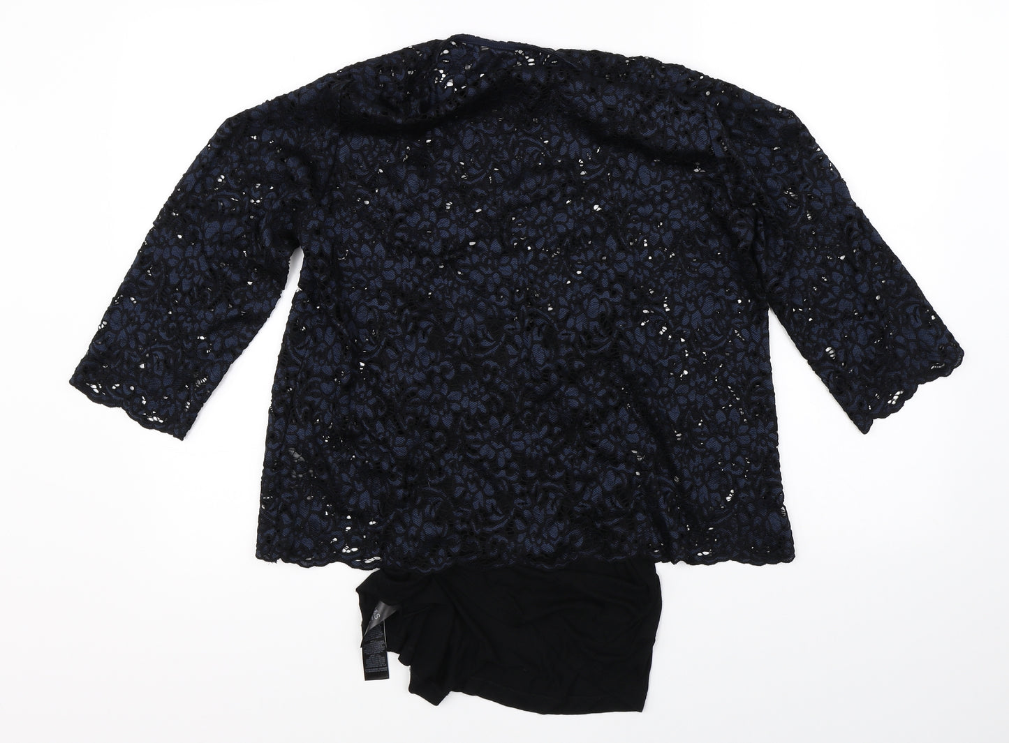 Marks & Spencer Womens Blue Floral  Basic Blouse Size 12