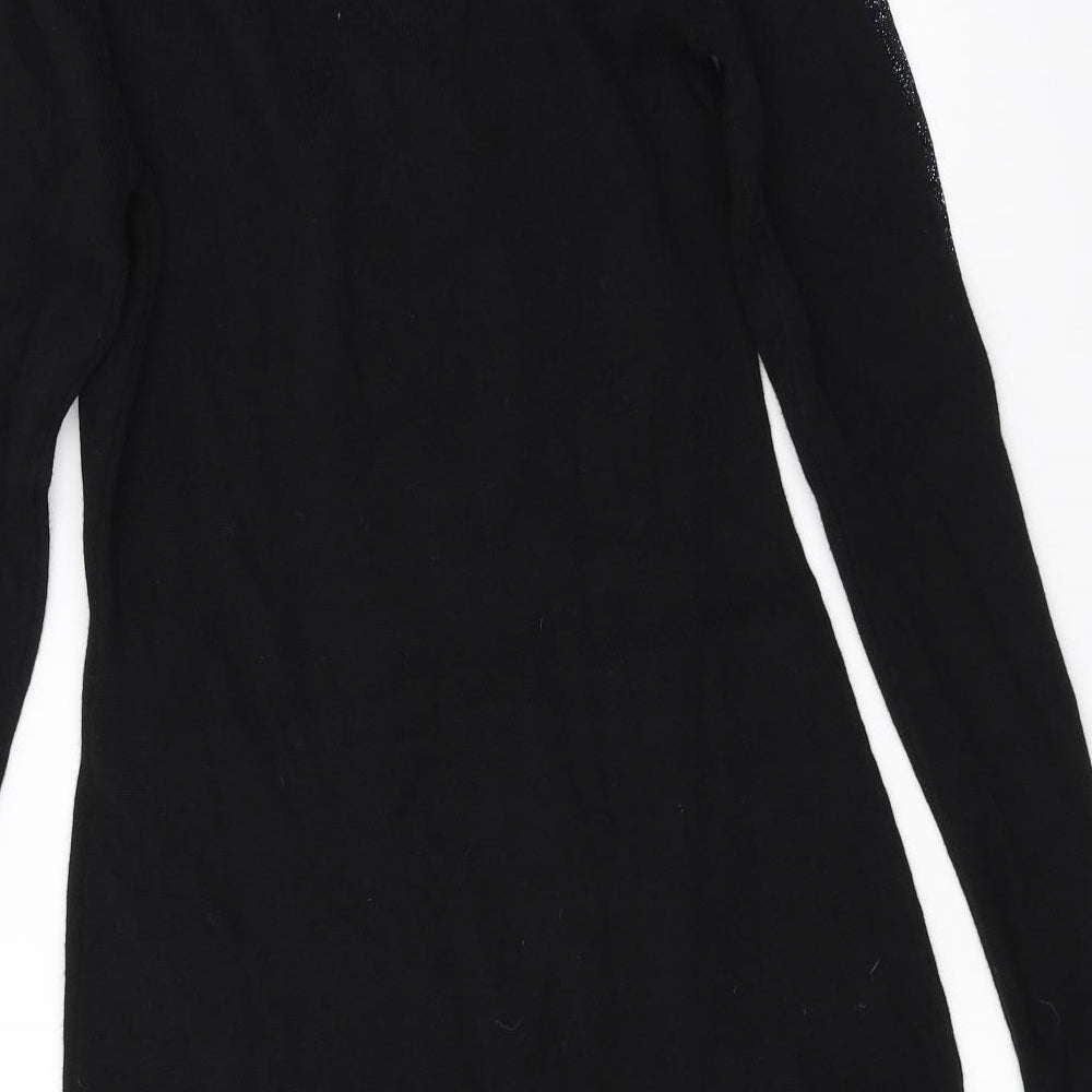 Sweewe Womens Black   Jumper Dress  Size L