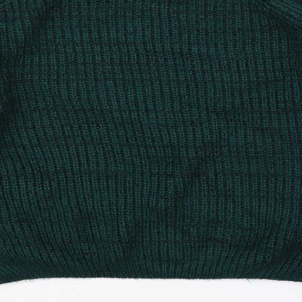 New Look Womens Green  Knit Pullover Jumper Size 14
