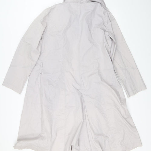 Akra Womens Purple   Overcoat Coat Size 46