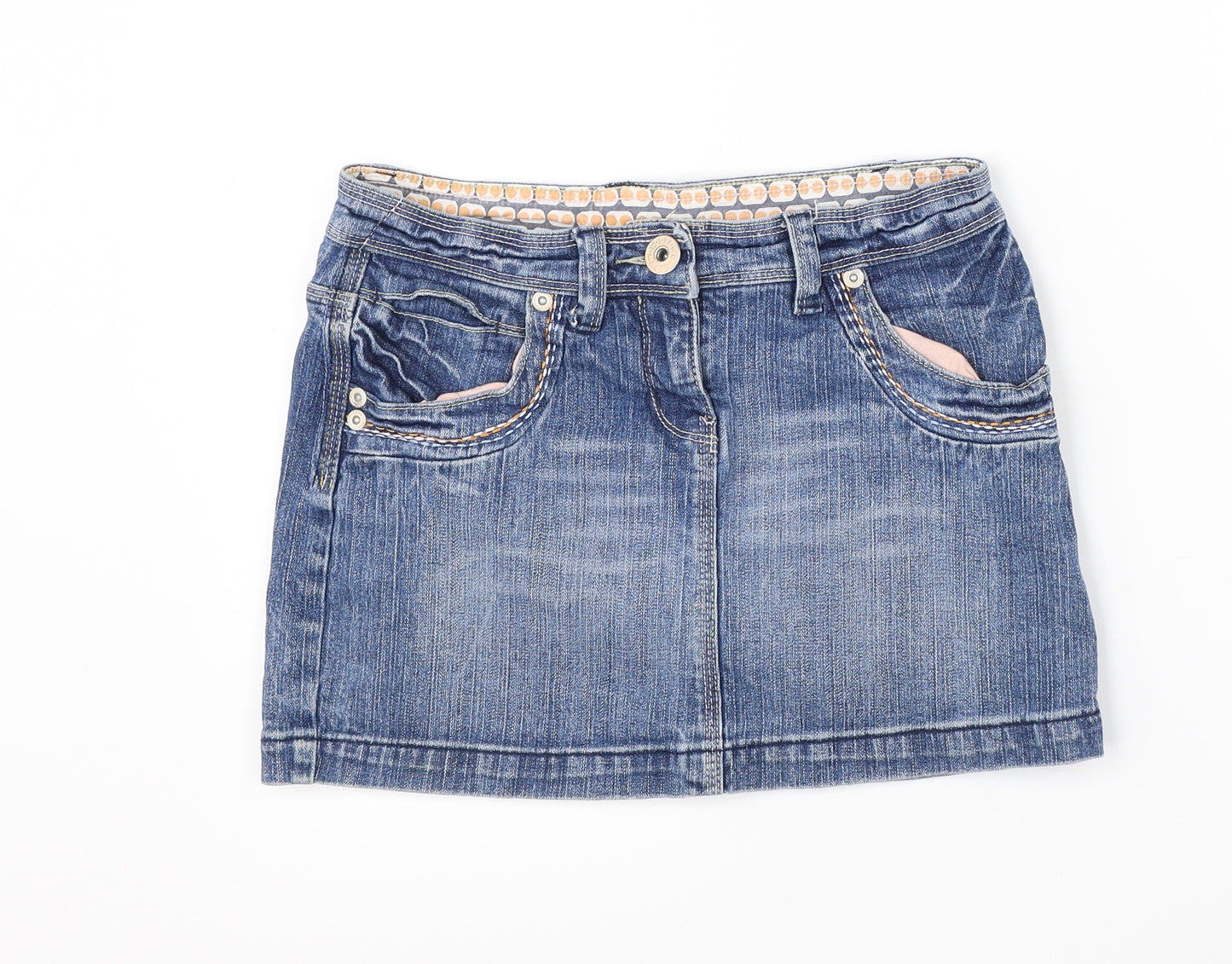 Dorothy Perkins Womens Blue  Denim Straight & Pencil Skirt Size 8