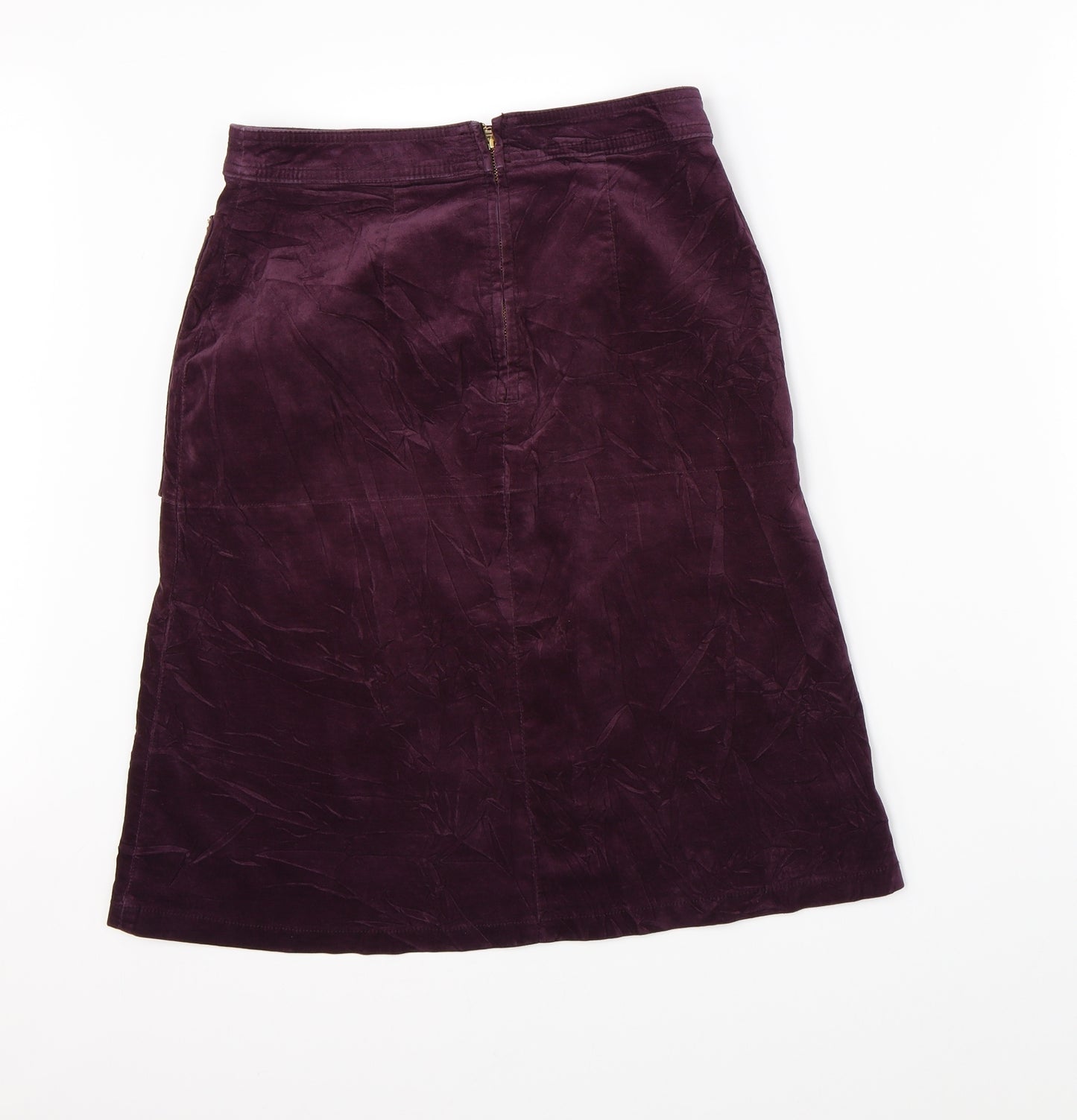 Marks & Spencer Womens Purple   A-Line Skirt Size 10