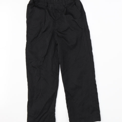 Duck & Goose Boys Black Striped  Dress Pants Trousers Size 6 Years