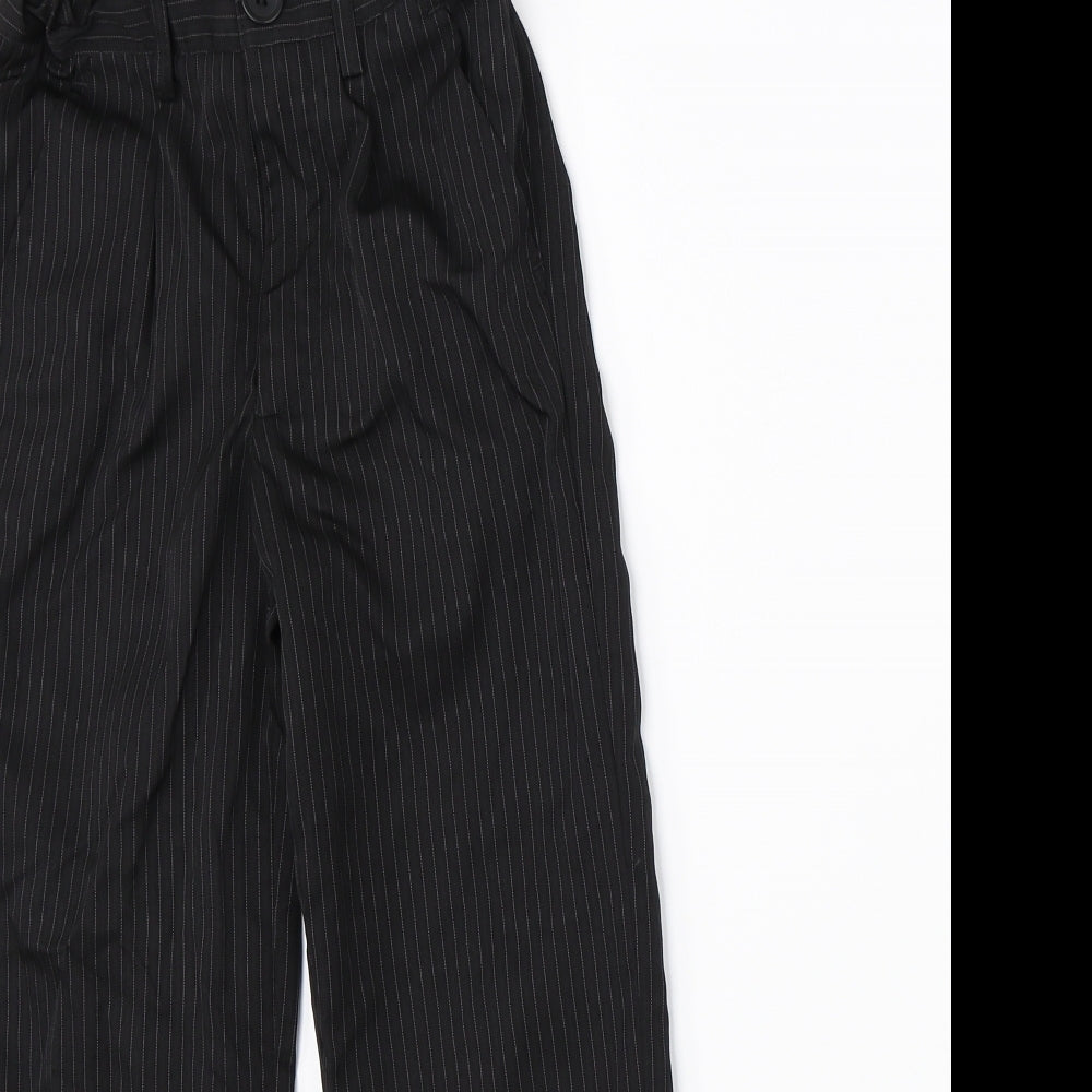 Duck & Goose Boys Black Striped  Dress Pants Trousers Size 6 Years