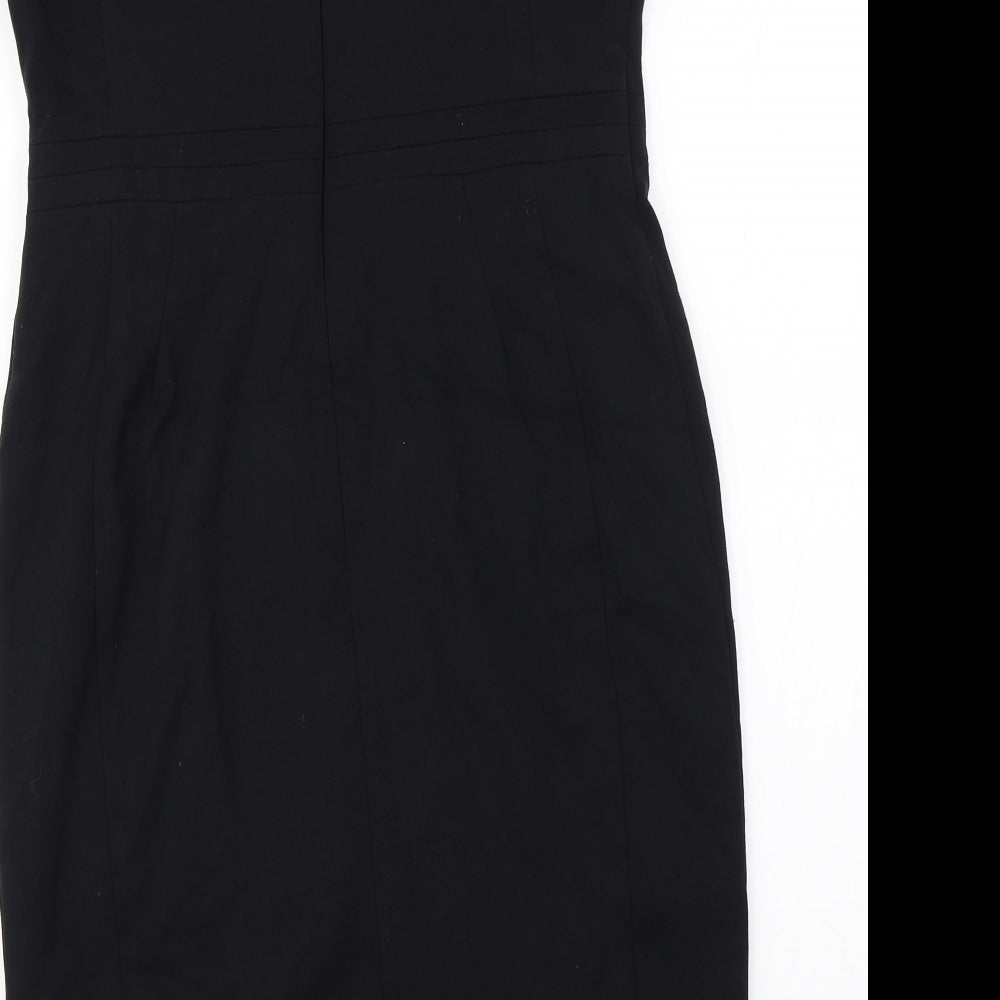 Marks & Spencer Womens Black   Pencil Dress  Size 14