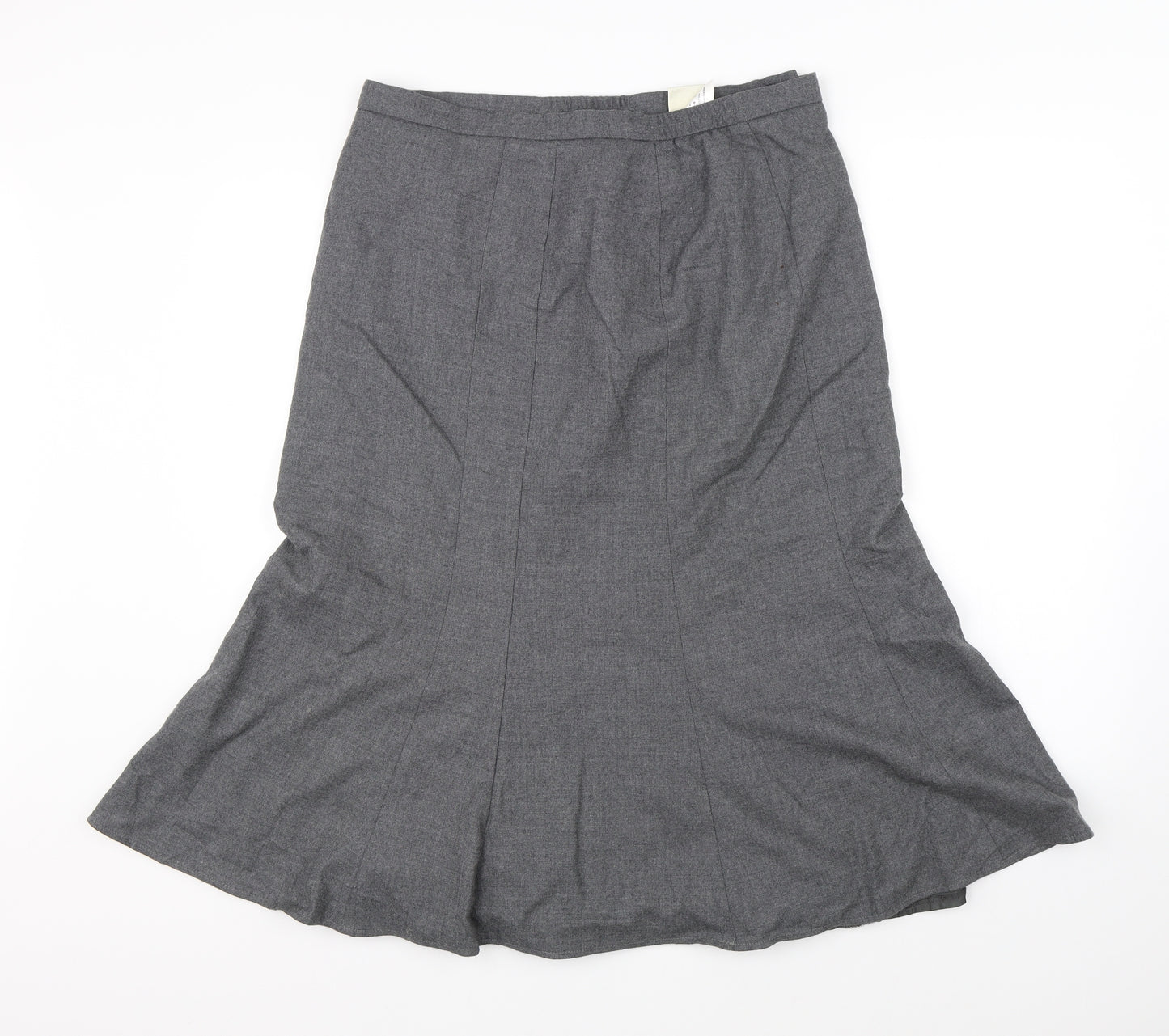 Eastex Womens Grey   Pleated Skirt Size 14