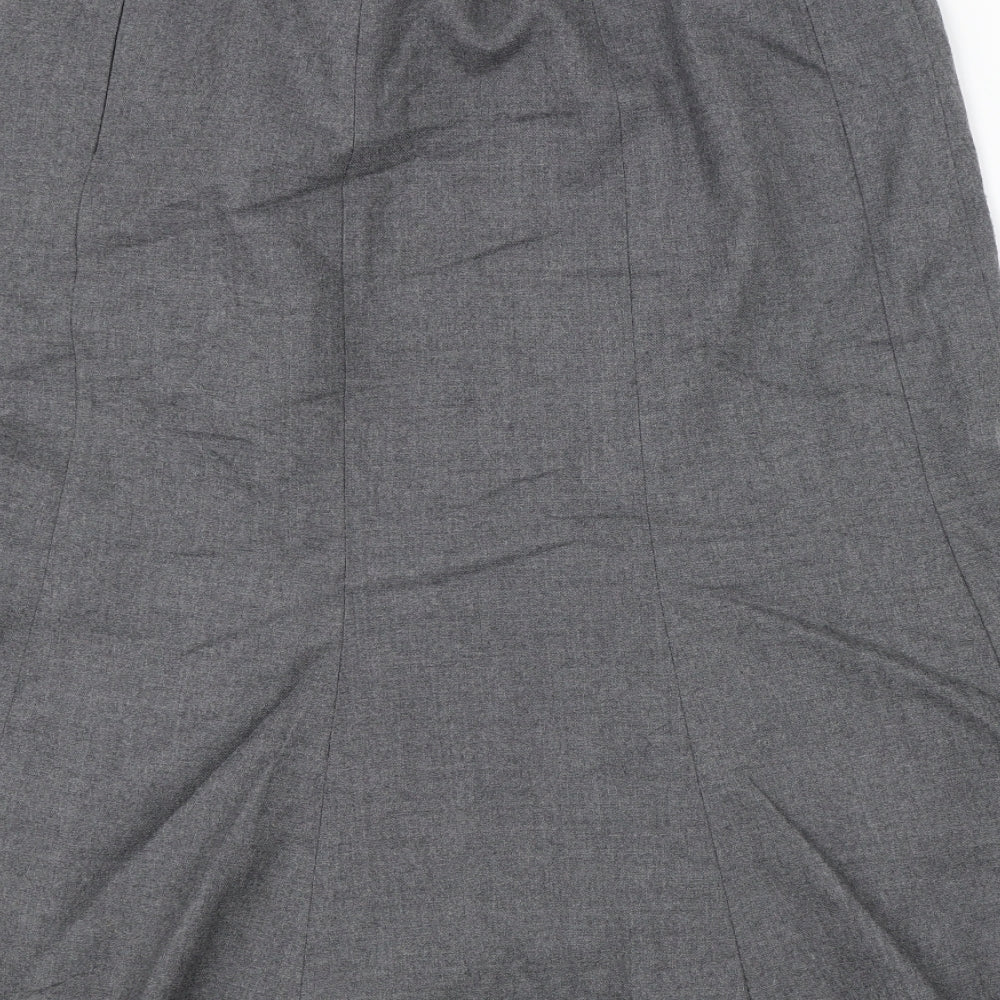 Eastex Womens Grey   Pleated Skirt Size 14