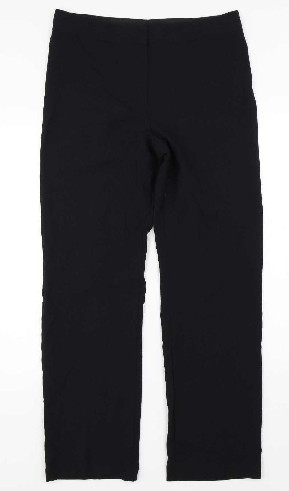 Marks & Spence Womens Black   Dress Pants Trousers Size 14 L28 in