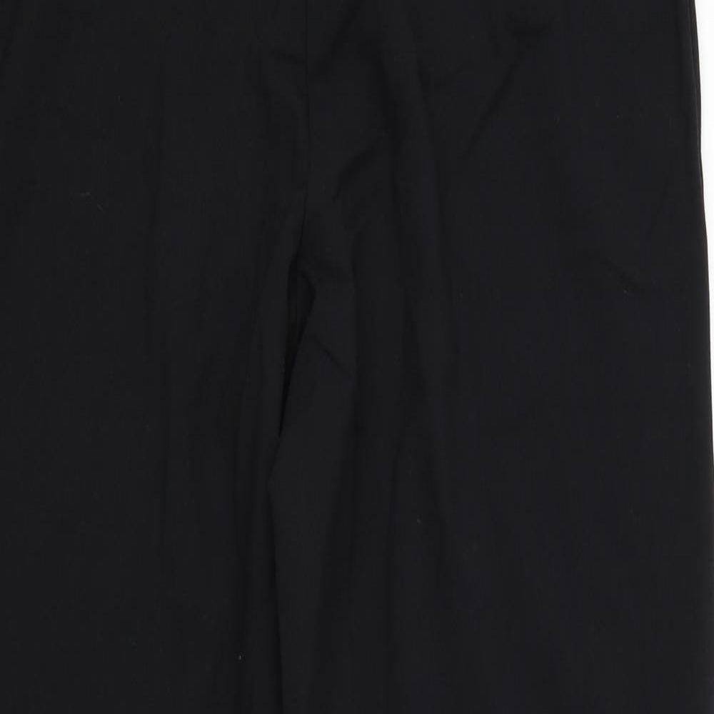 Marks & Spence Womens Black   Dress Pants Trousers Size 14 L28 in
