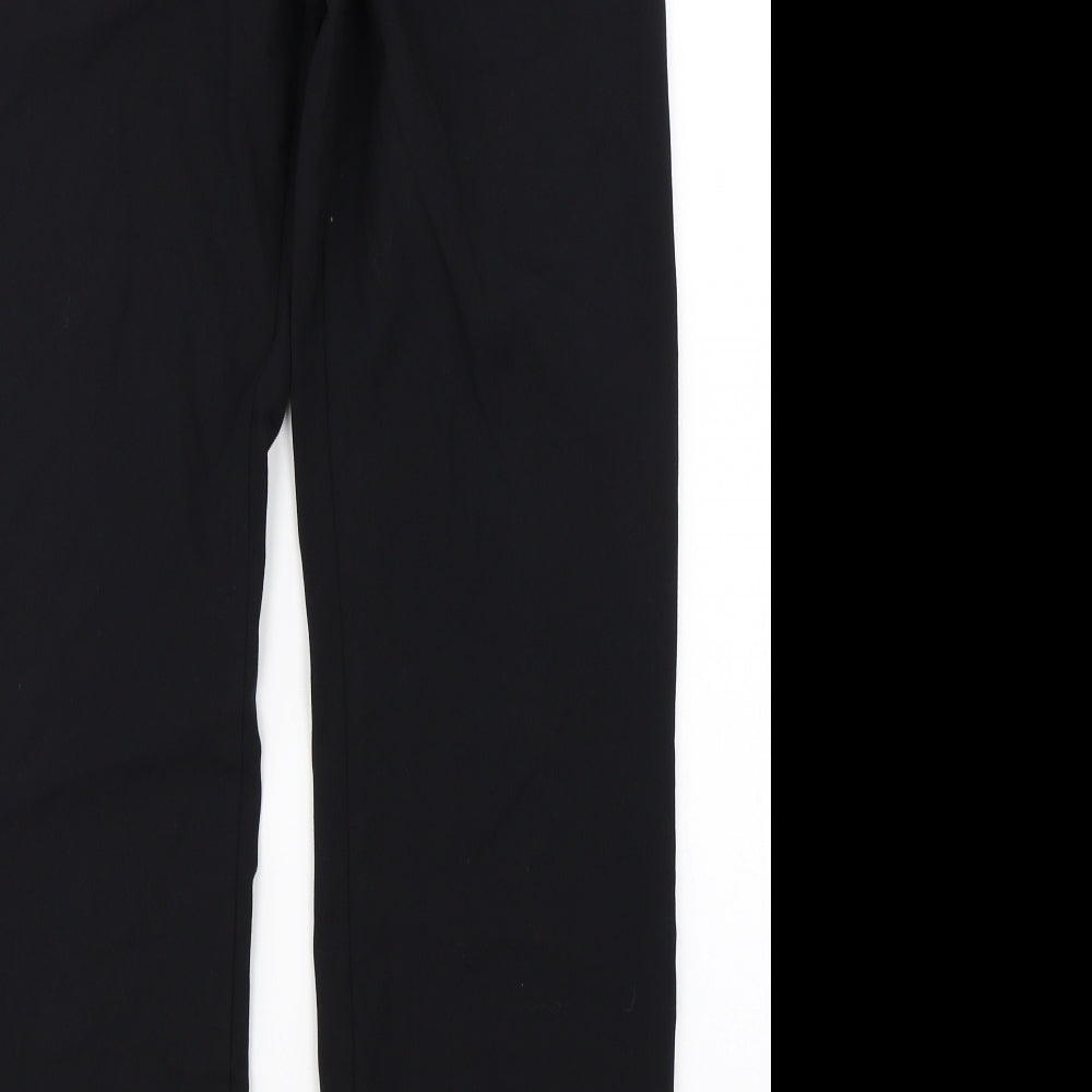 Marks & Spence Womens Black   Dress Pants Trousers Size 14 L28 in