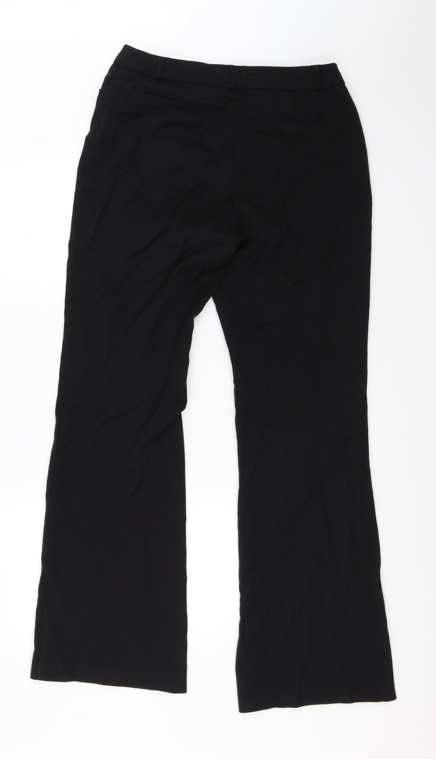Wallis Womens Black   Dress Pants Trousers Size 10 L30 in