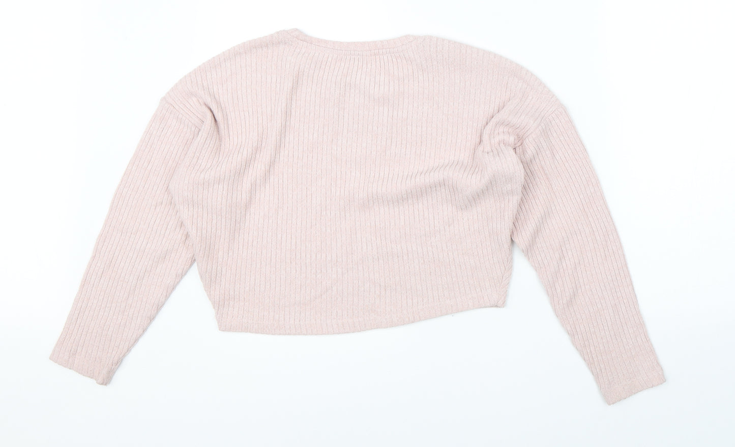 H&M Girls Pink   Pullover Jumper Size 11-12 Years