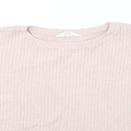 H&M Girls Pink   Pullover Jumper Size 11-12 Years