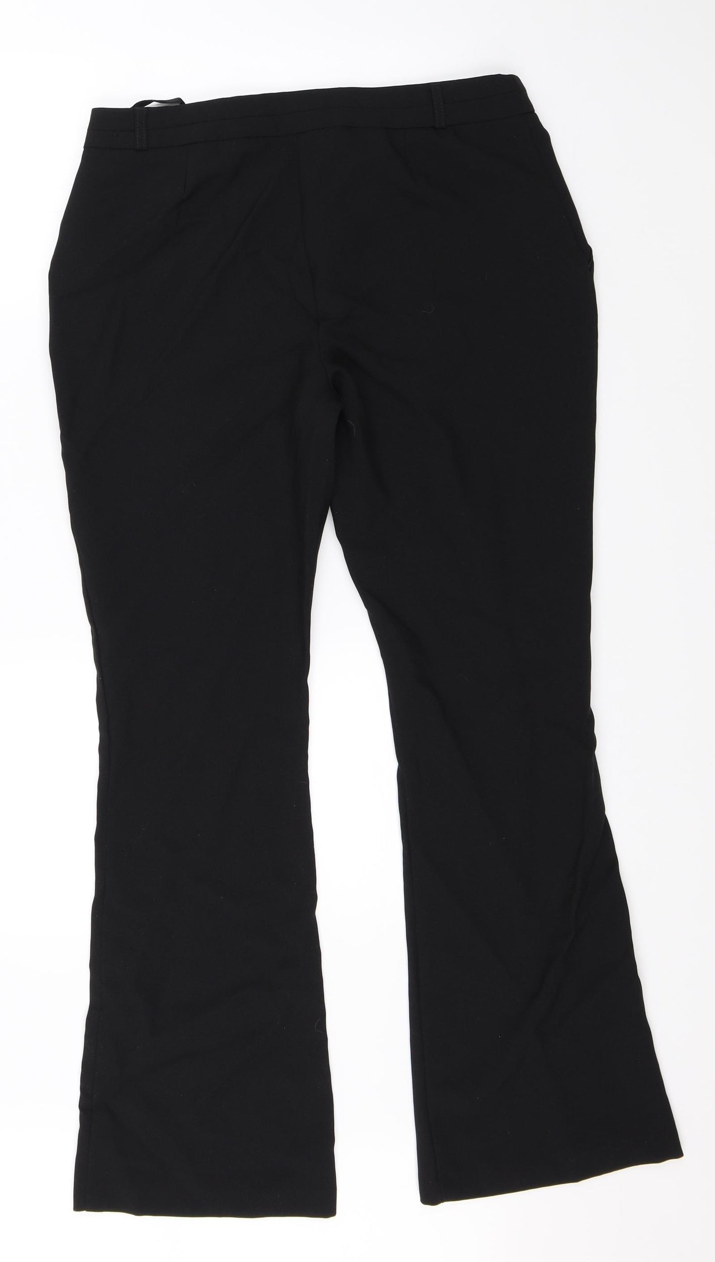 Primark Womens Black   Dress Pants Trousers Size 14 L29 in