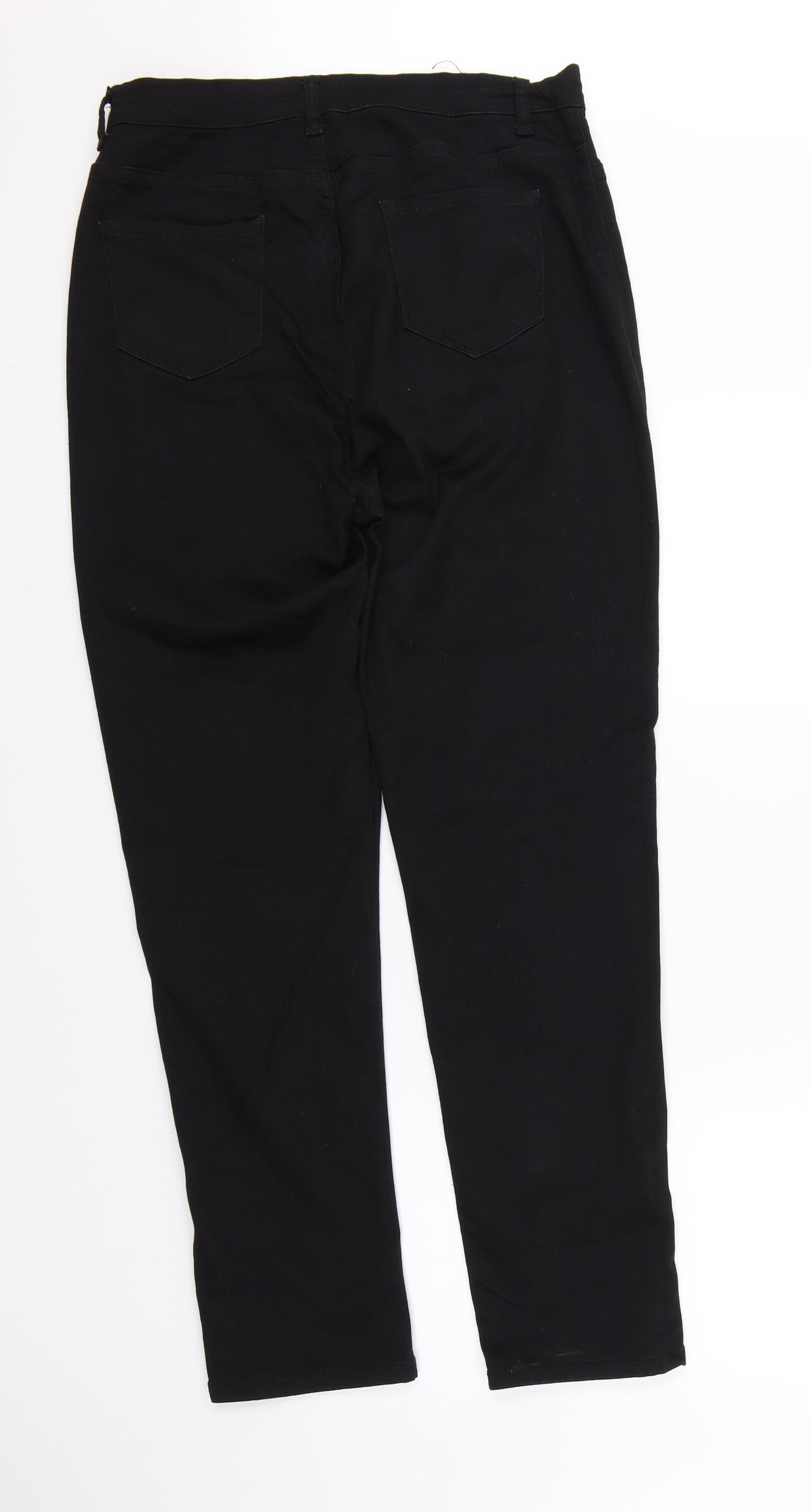 Boohoo Womens Black   Trousers  Size 16 L27 in