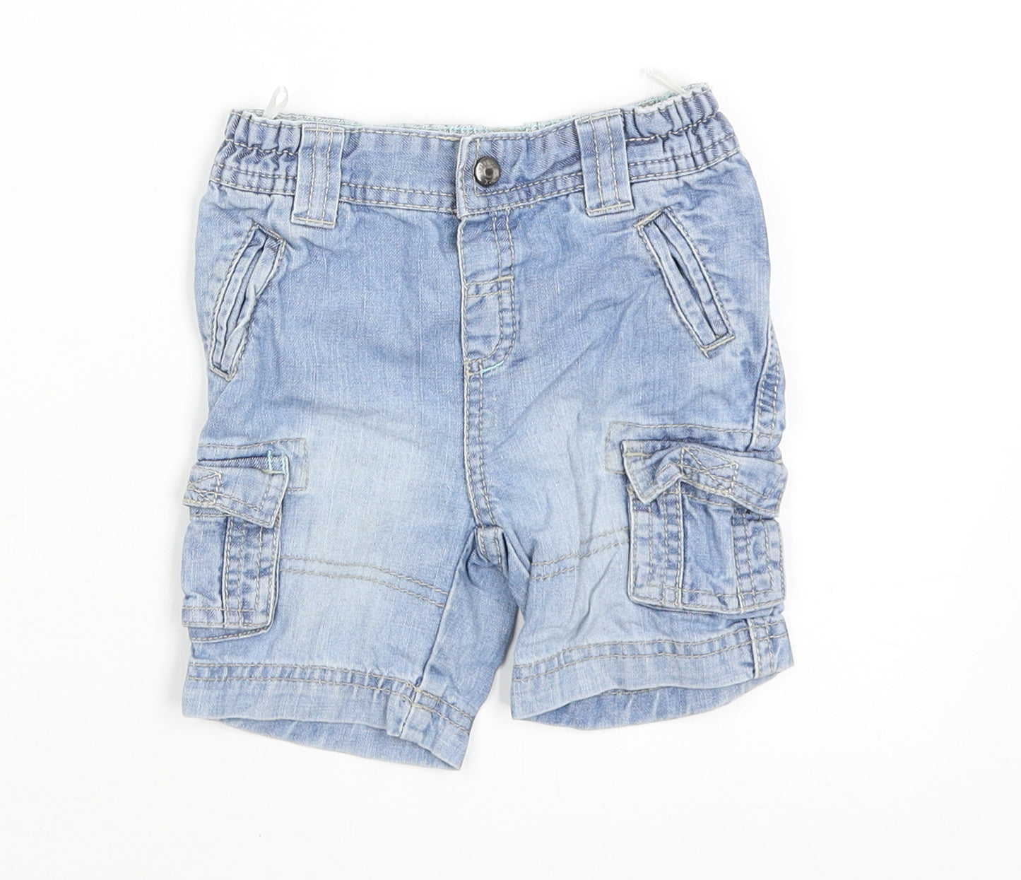 Baby Club Girls Blue   Cargo Shorts Size 2 Years