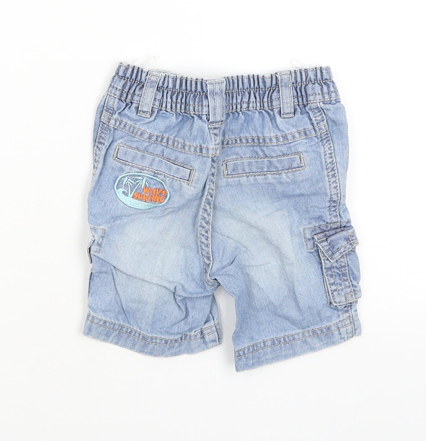 Baby Club Girls Blue   Cargo Shorts Size 2 Years