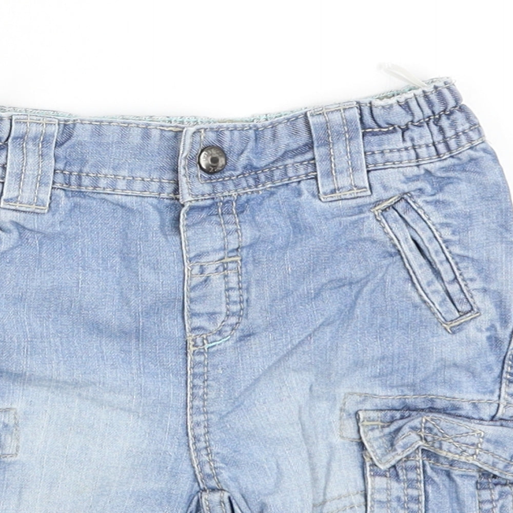 Baby Club Girls Blue   Cargo Shorts Size 2 Years