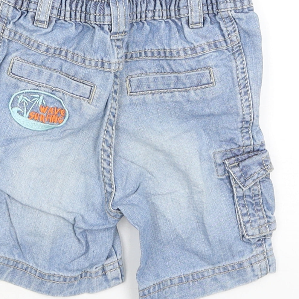 Baby Club Girls Blue   Cargo Shorts Size 2 Years