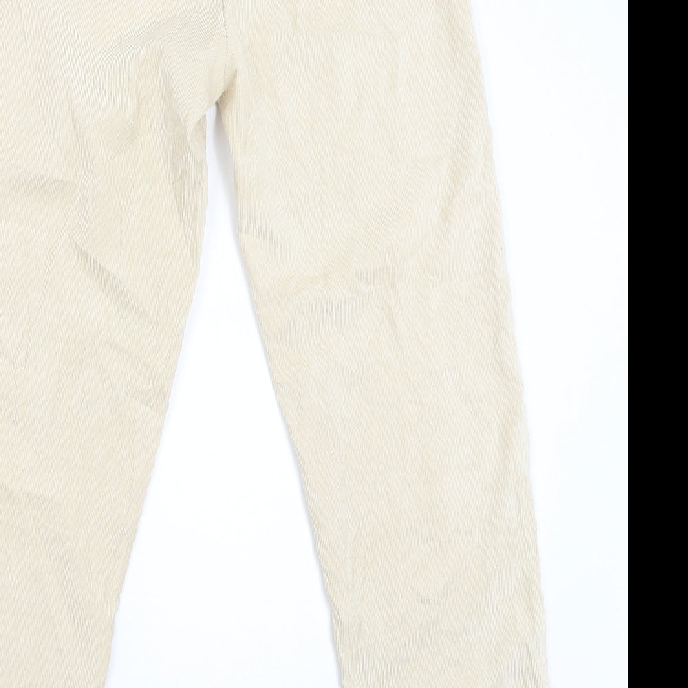 PRETTY LITTLE THING Womens Beige   Jogger Trousers Size 8 L27 in