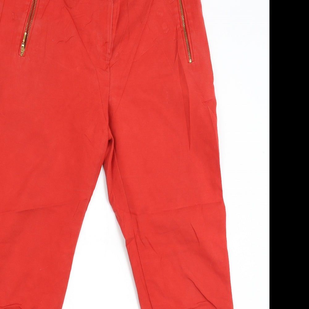 George Womens Red   Trousers  Size 10 L25 in