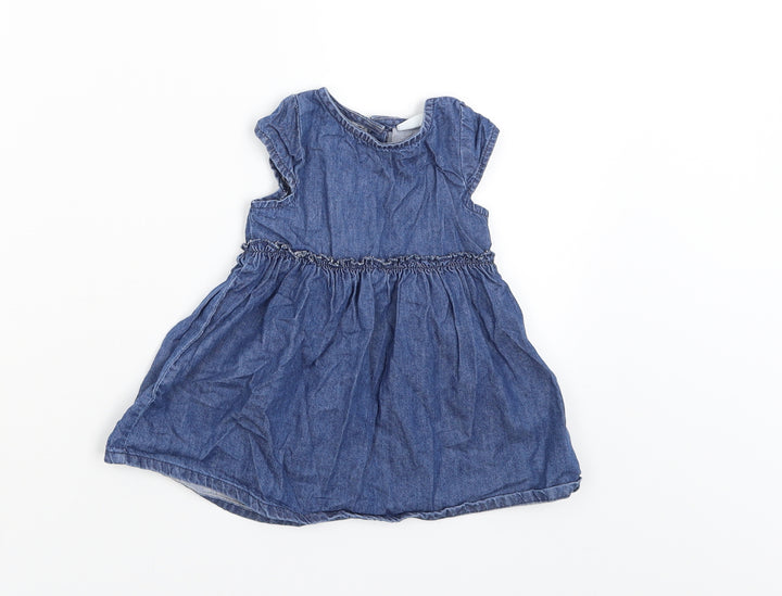 NEXT Girls Blue A-Line Size 3-6 Months - Denim