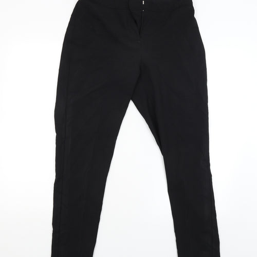 F&F Womens Black   Trousers  Size 10 L26 in