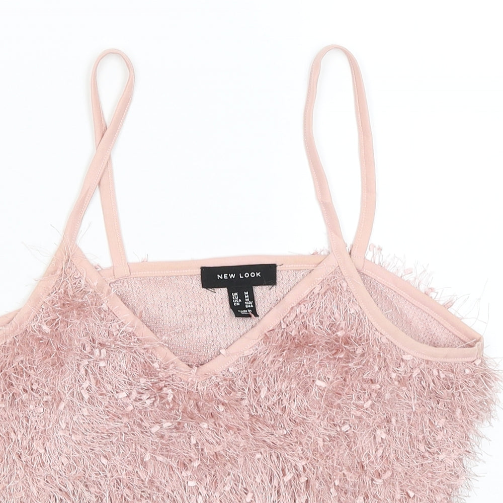 New Look Womens Pink   Camisole Blouse Size M