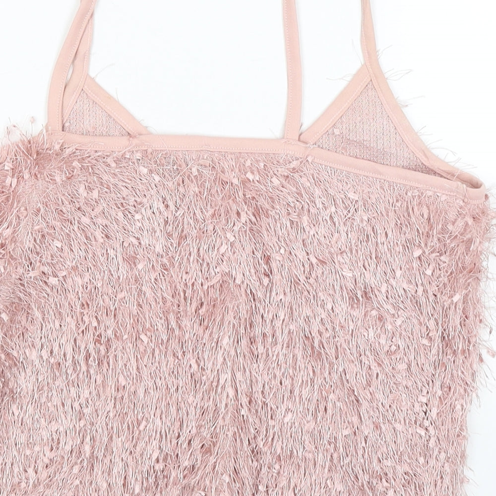 New Look Womens Pink   Camisole Blouse Size M
