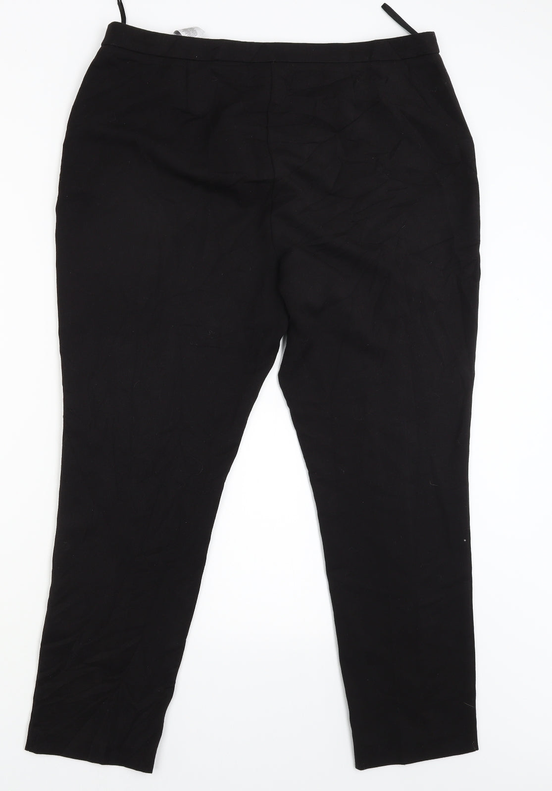 F&F Womens Black   Trousers  Size 16 L27 in