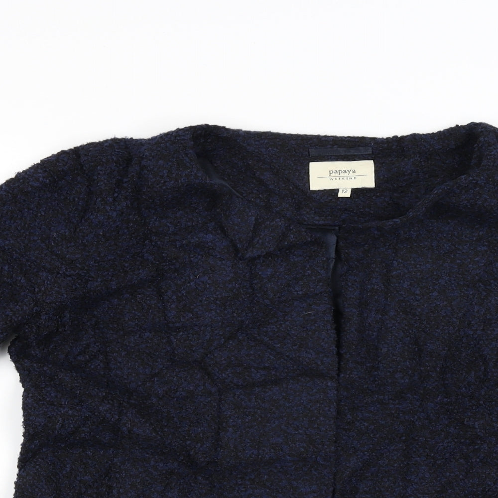 Papaya Womens Blue   Jacket  Size 12