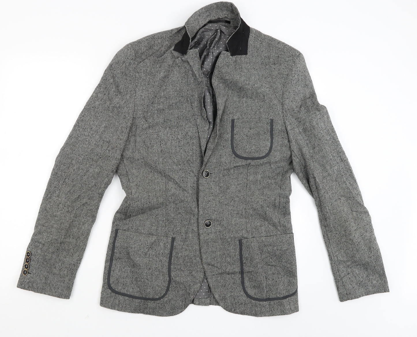 Twisted Soul Womens Grey   Jacket  Size 36