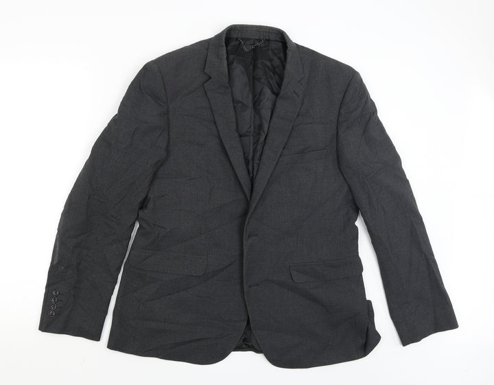 Burton Mens Grey   Jacket Blazer Size 42