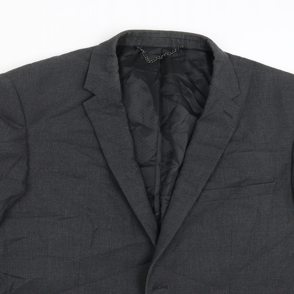 Burton Mens Grey   Jacket Blazer Size 42