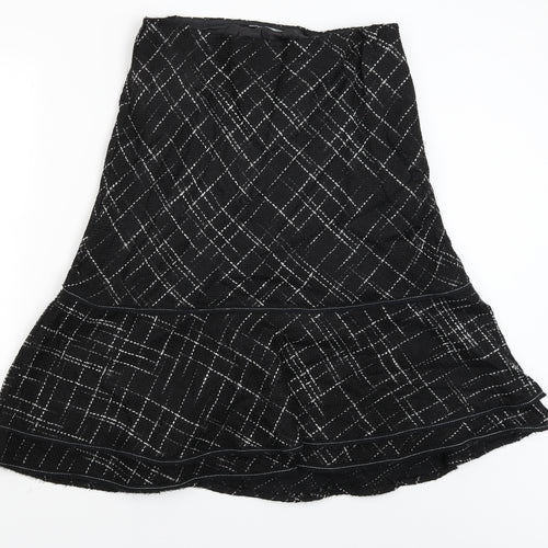 Per Una Womens Black   Flare Skirt Size 16