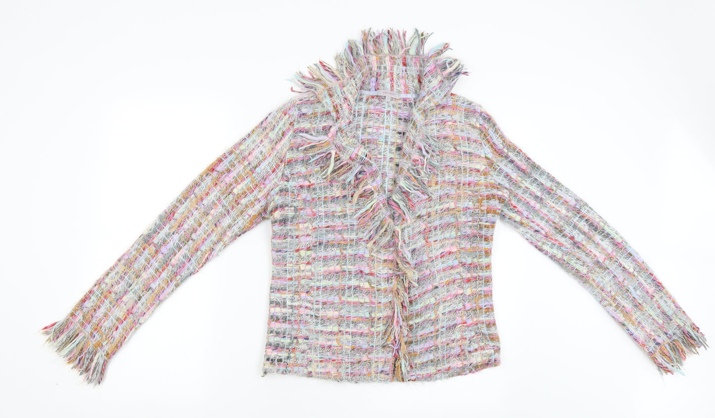 Per Una Womens Multicoloured Striped  Cardigan Jumper Size S