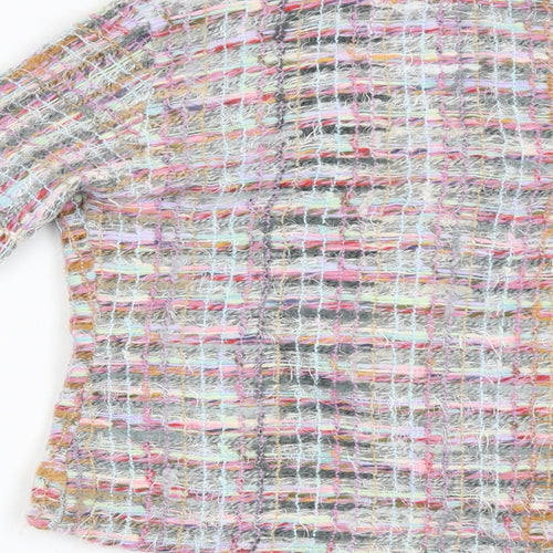 Per Una Womens Multicoloured Striped  Cardigan Jumper Size S