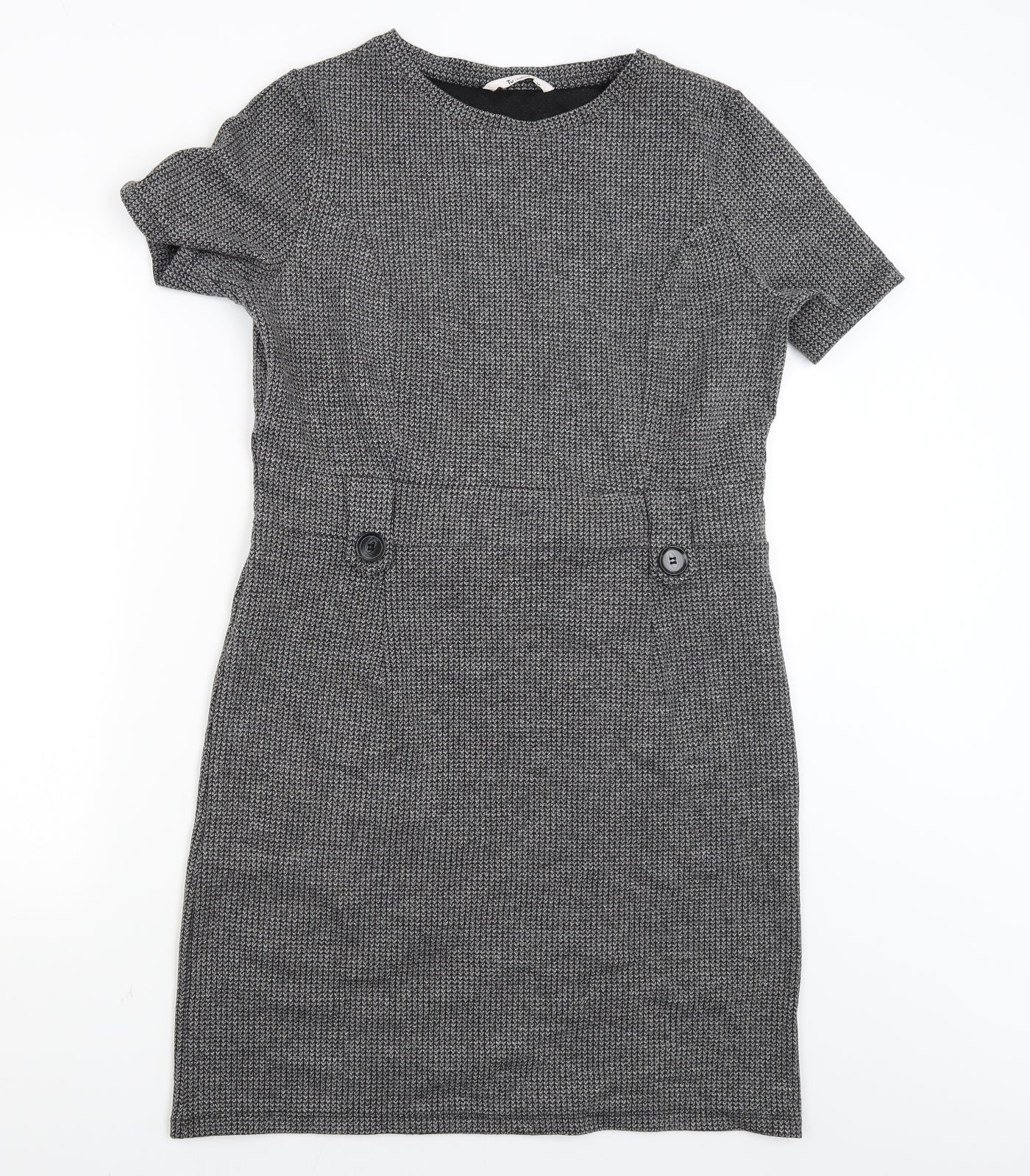 TU Womens Grey   Jumper Dress  Size 14
