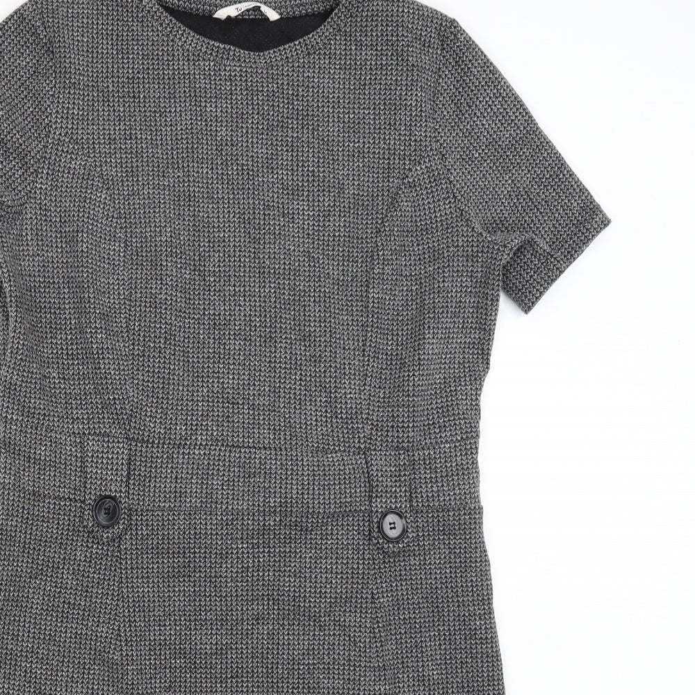 TU Womens Grey   Jumper Dress  Size 14