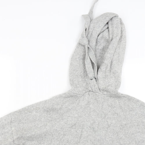 H&M Womens Grey   Pullover Hoodie Size XS