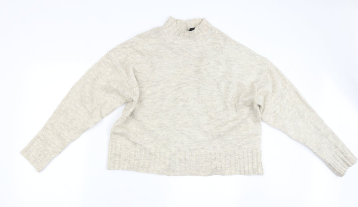 New Look Womens Beige Pullover Jumper Size M