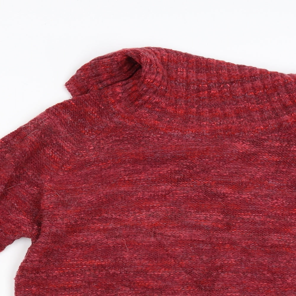 M&Co Womens Red   Pullover Jumper Size 18