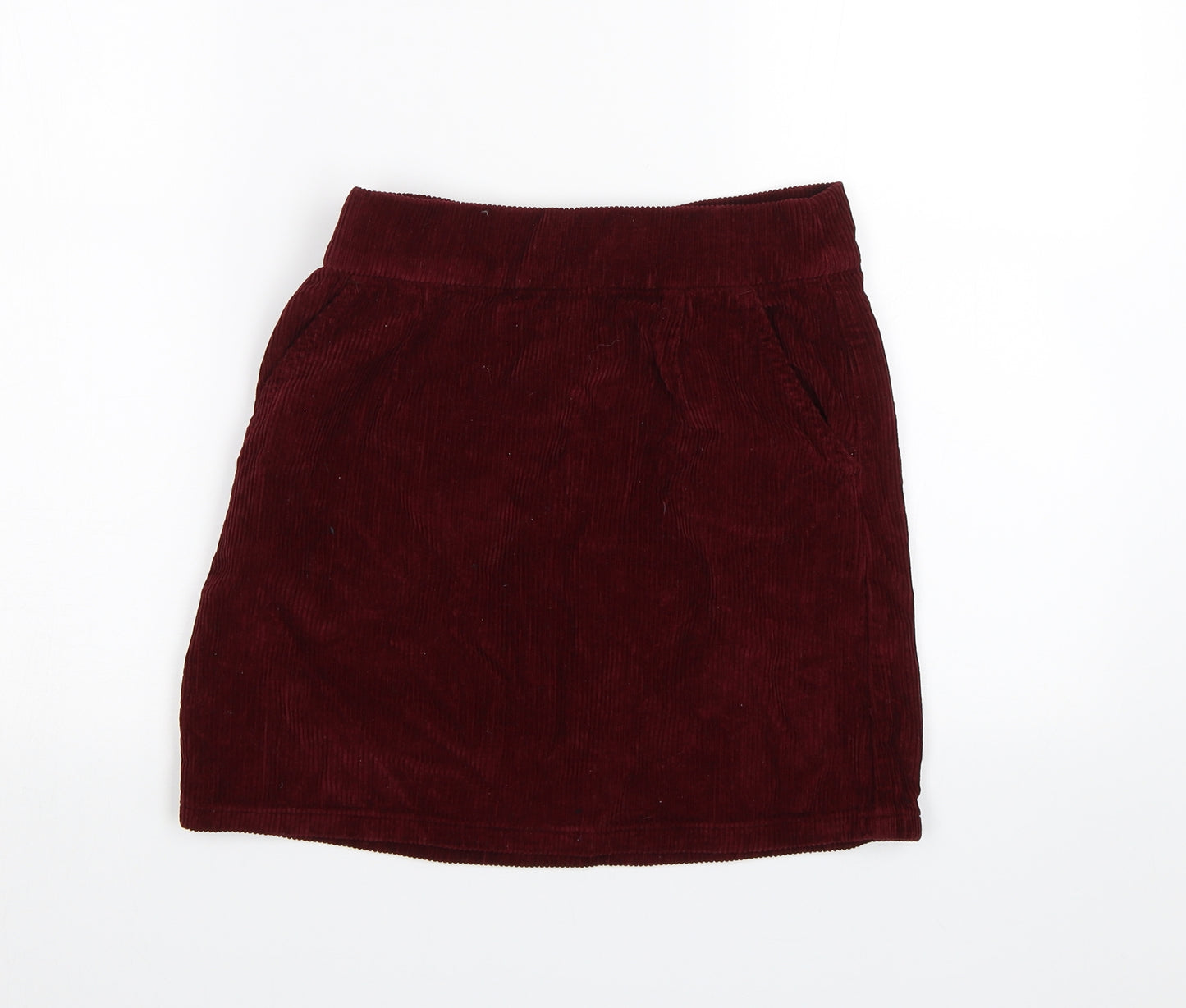 Topshop Womens Red   Mini Skirt Size 26 in