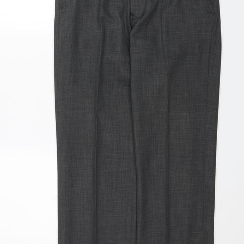 George Mens Black   Dress Pants Trousers Size 32 in L28 in