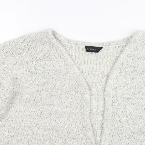 Topshop Womens Grey   Cardigan Jumper Size 14