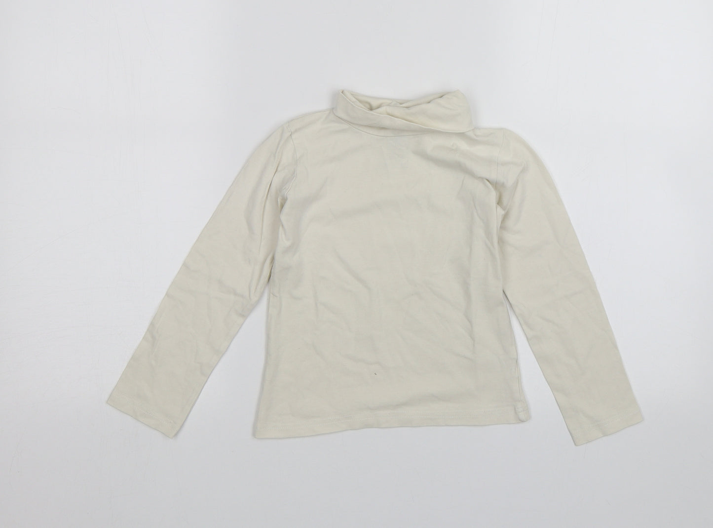 Young Dimension Girls White   Basic T-Shirt Size 5-6 Years